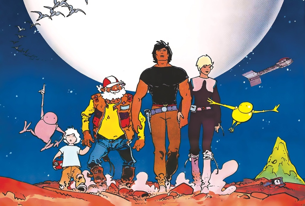 Figurines Schleich Les Maîtres Du Temps - Moebius, Piel Et Mike - 1982 - Occasion